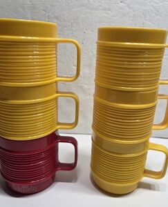 Rubbermaid Folgers Vintage Coffee Cups 6 Piece Set